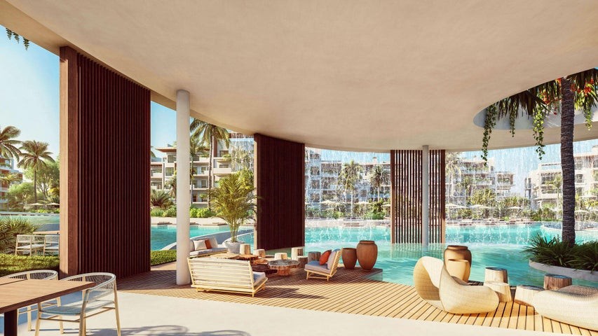 apartamentos - Proyecto en venta Punta Cana #24-151 dos dormitorios, balcón, línea blanca.
 6
