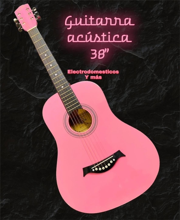 instrumentos musicales - Guitarras Rosadas. Nuevas. Para niñas 0