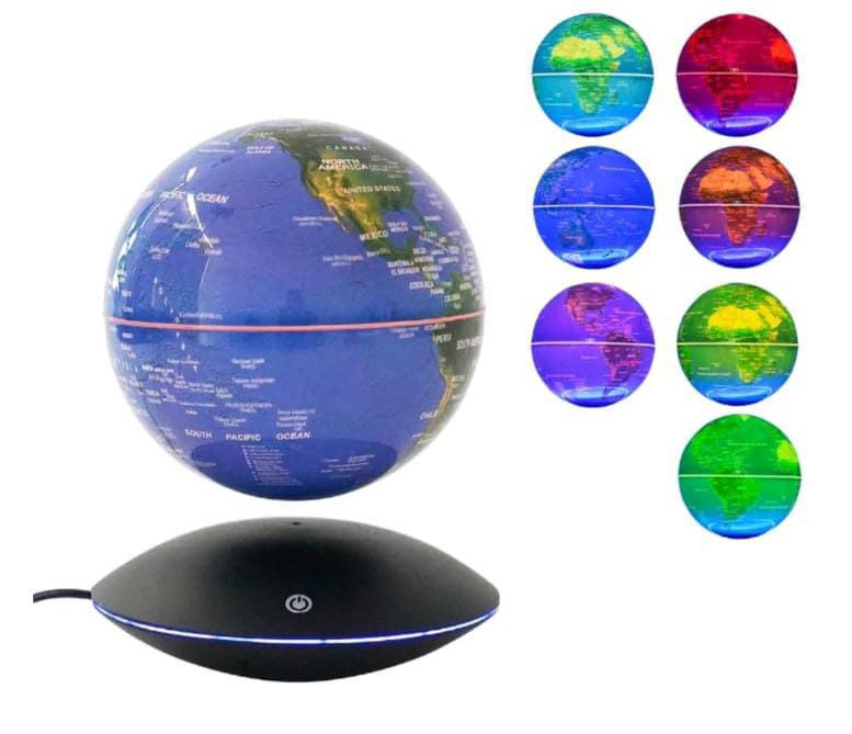 decoración y accesorios - RD$5,000   Globo giratorio flotante de levitación magnética con mapa mundial de