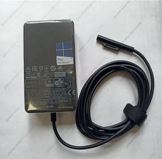 computadoras y laptops -  65W AC Charger Adapter for Microsoft Surface Pro 4/5/6/7/8/9 Book 1706 1800 New
