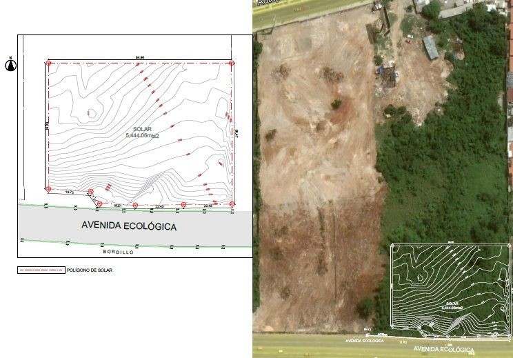 solares y terrenos - Solar en venta en la Av. Ecologica de 5399m2