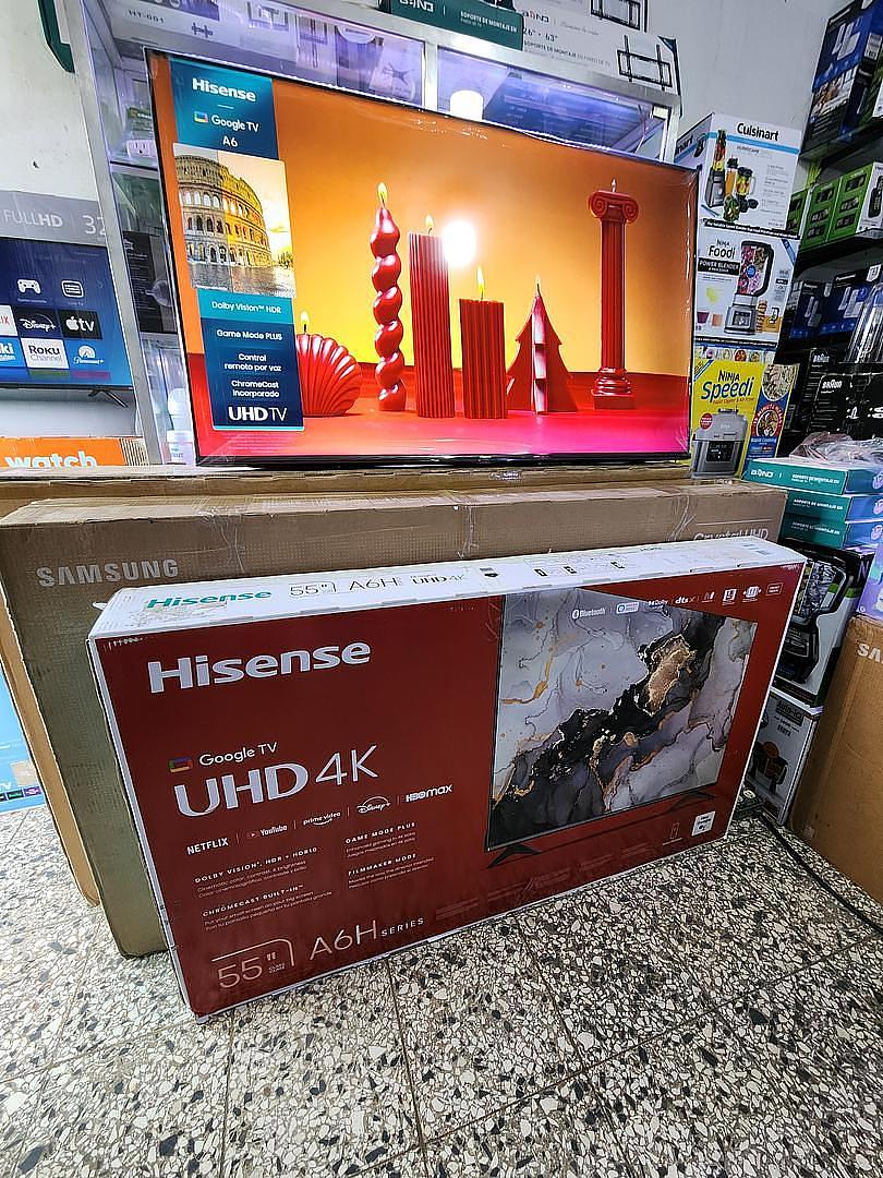 tv - SMART TV HISENSE GOOGLE 55 PULGADAS 