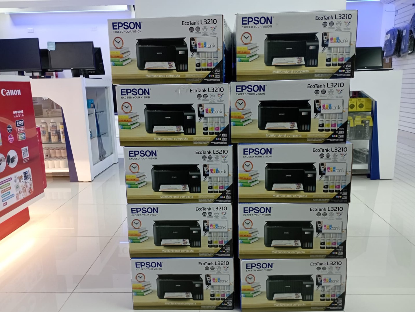 impresoras y scanners - IMPRESORA EPSON MULTIFUNCIONAL L3210 SISTEMA DE TINTA CONTINUA