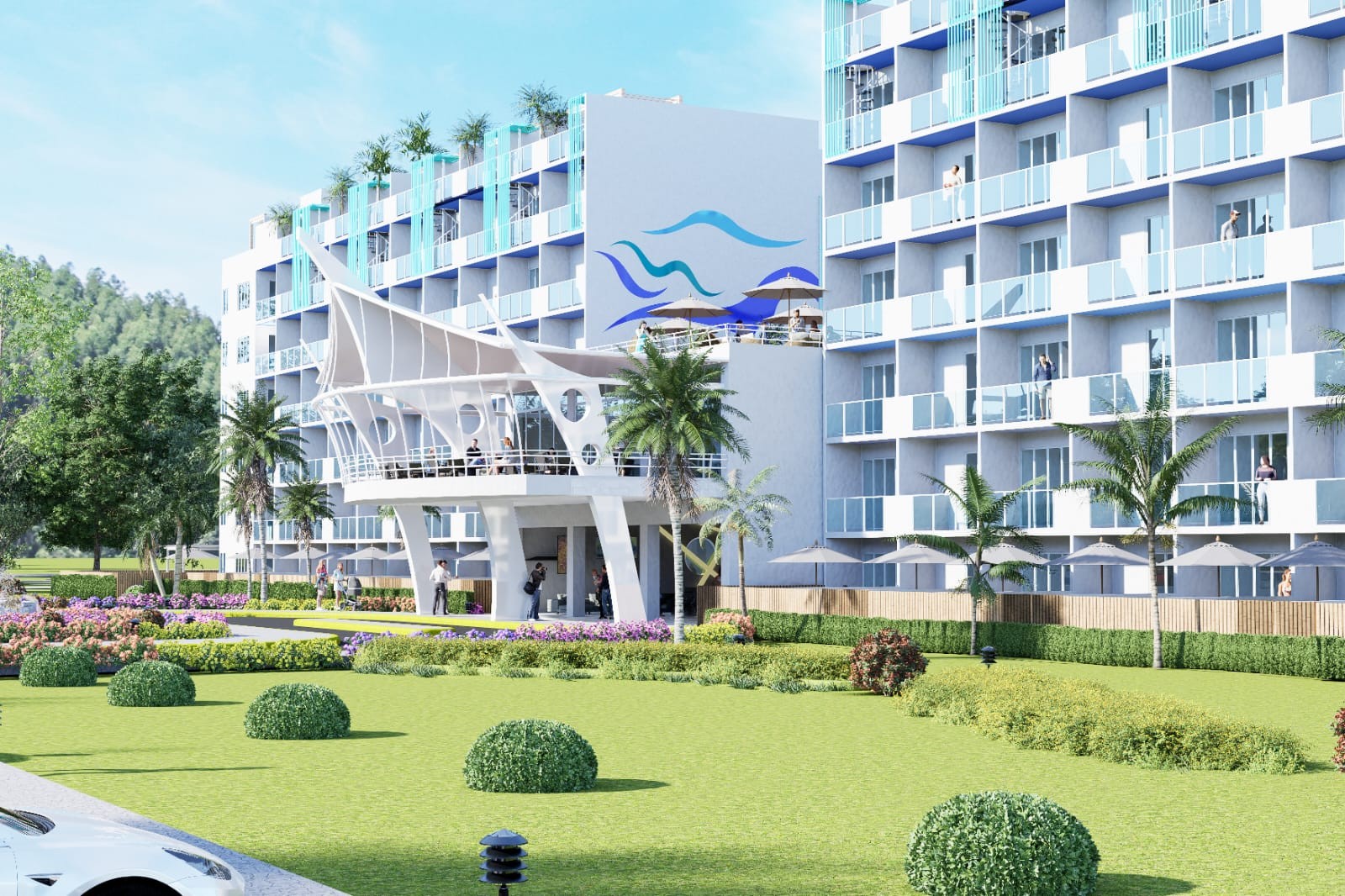 casas vacacionales y villas - Complejo Turistico de Apartamentos Hoteleros en Punta Cana  1