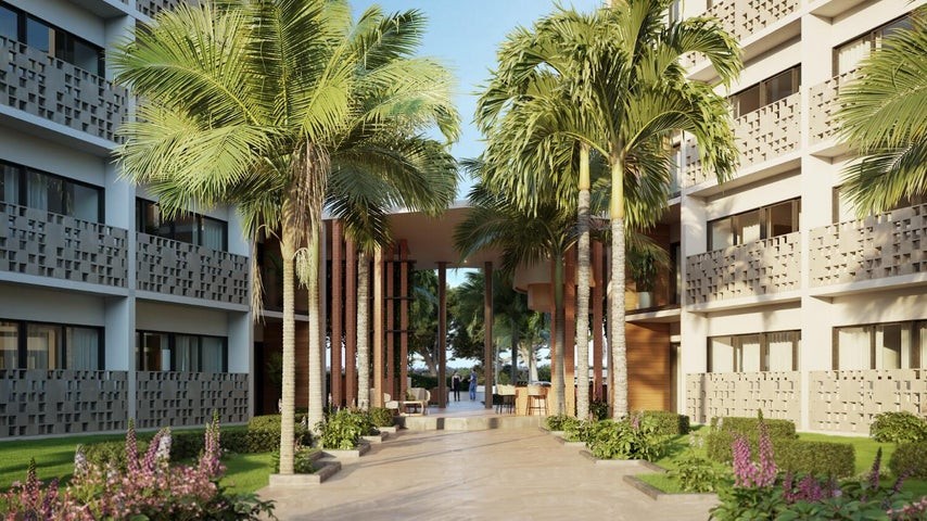 apartamentos - Proyecto en venta Punta Cana  #24-1706 un dormitorio, balcón, terraza, vista.
 5