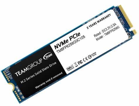 accesorios para electronica - SSD NVME Team Group 256 nvme 3.0 2