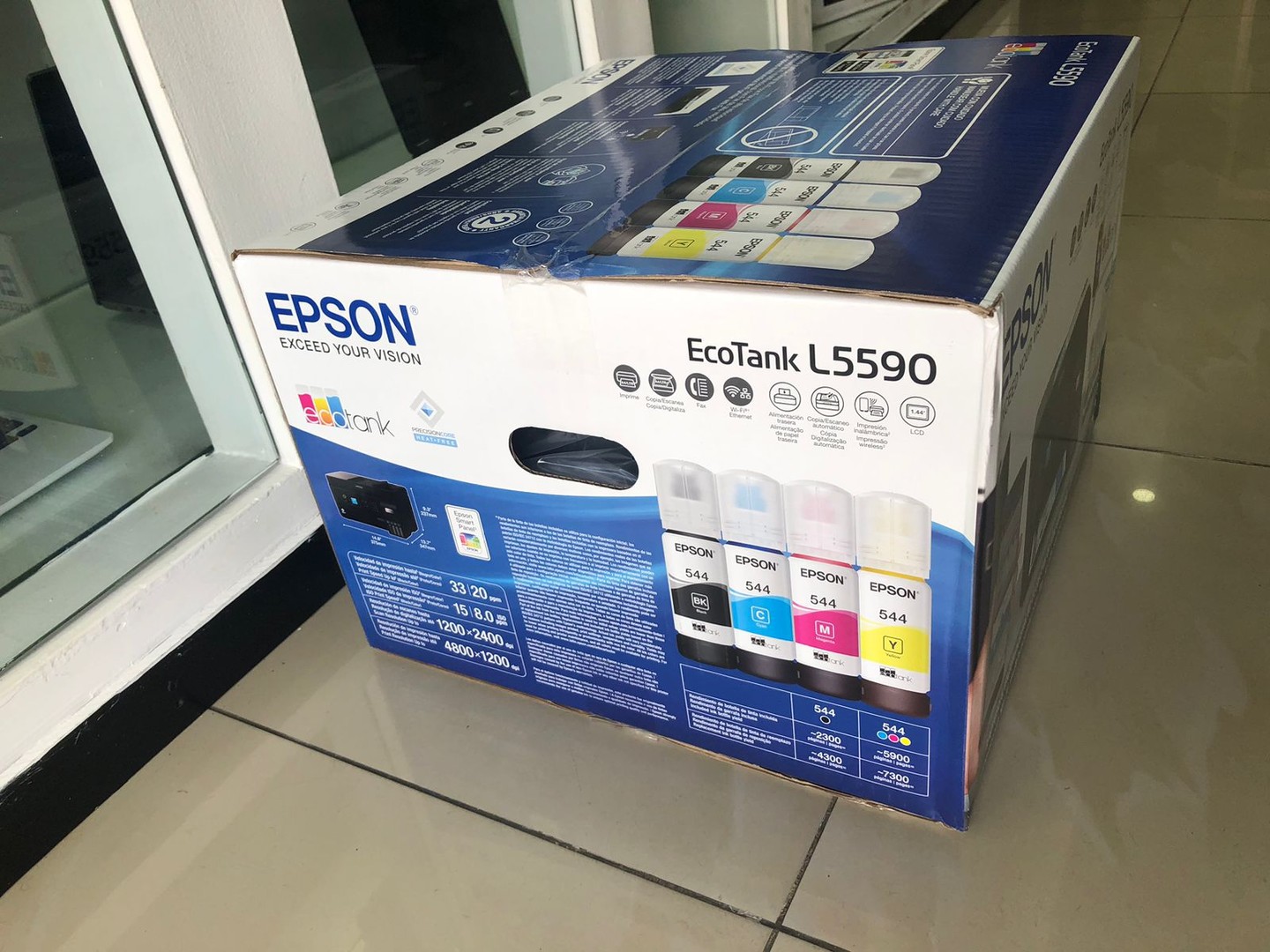 impresoras y scanners - OFERTA Impresora Epson L5590 a WIFI y USB, Multifuncional con bandeja ADF 2