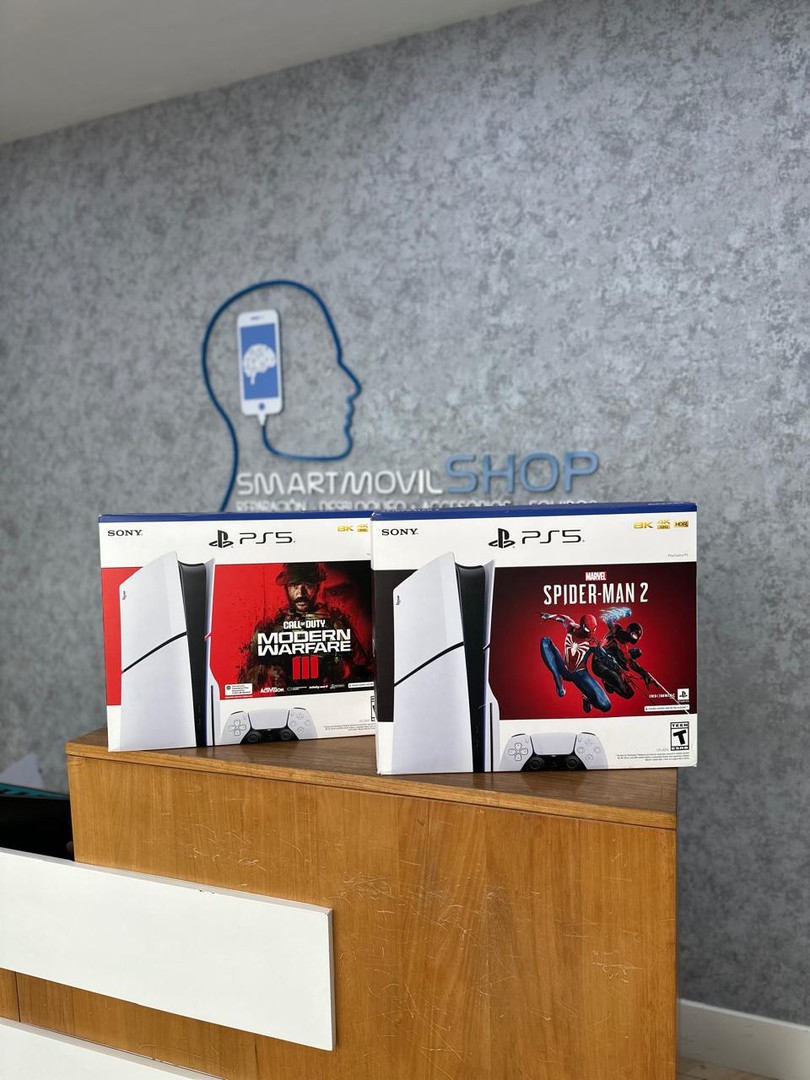 consolas y videojuegos - PLAY STATION 5 VERSION SLIM SPIDERMAN\MW3 NUEVO SELLAD0  0