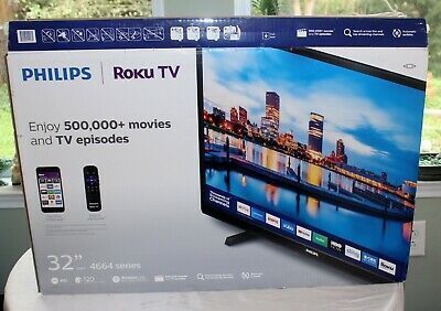 tv - Philips smart tv ultra HD  32 PULGADAS  (Roku Tv, Youtube, Netflix)