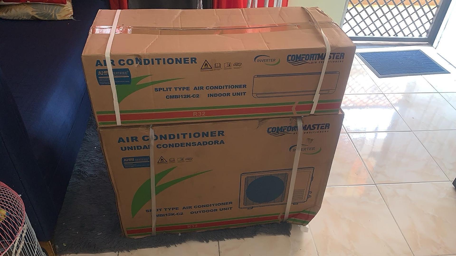 aires acondicionados y abanicos - Se vende aire acondicionado Nuevo de 12 btu inverter marca comfor master  1