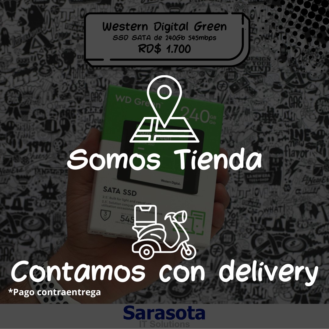 accesorios para electronica - SSD Western Digital Green de 240Gb SATA 2.5" en 1700  2