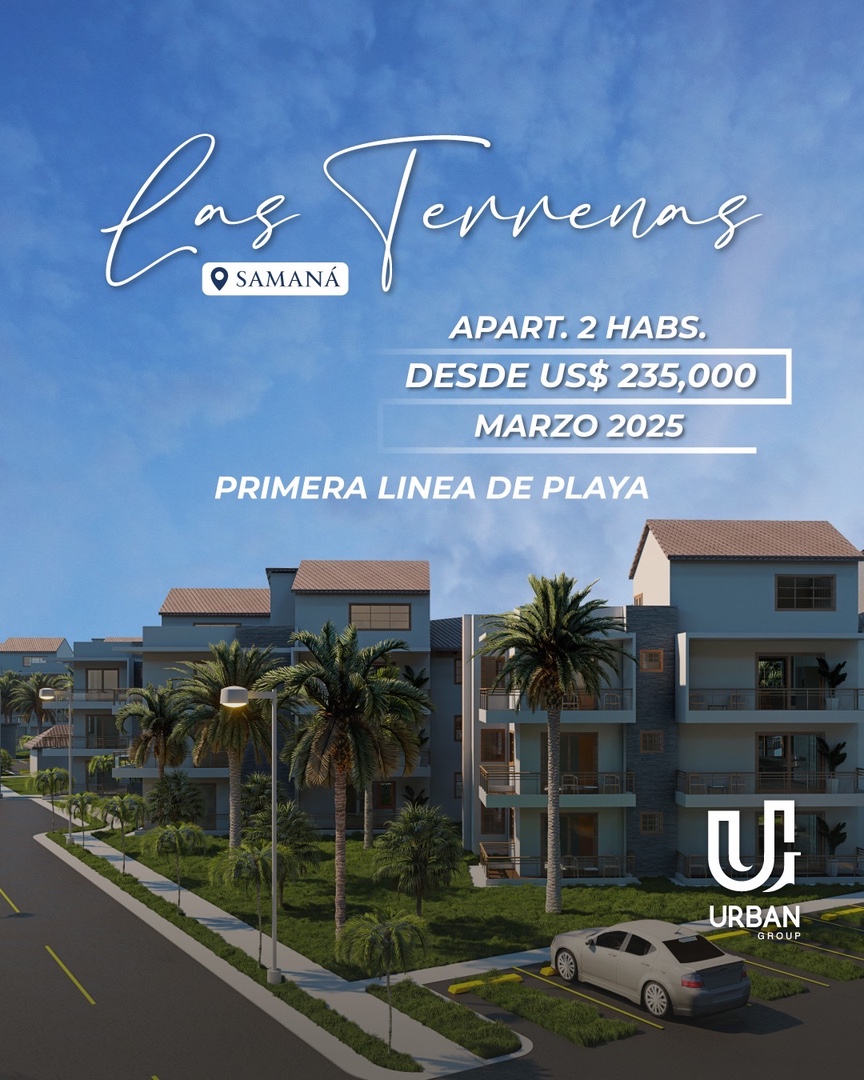 apartamentos - Apartamentos de 2 habitaciones primera línea de playa en las Terrenas  2