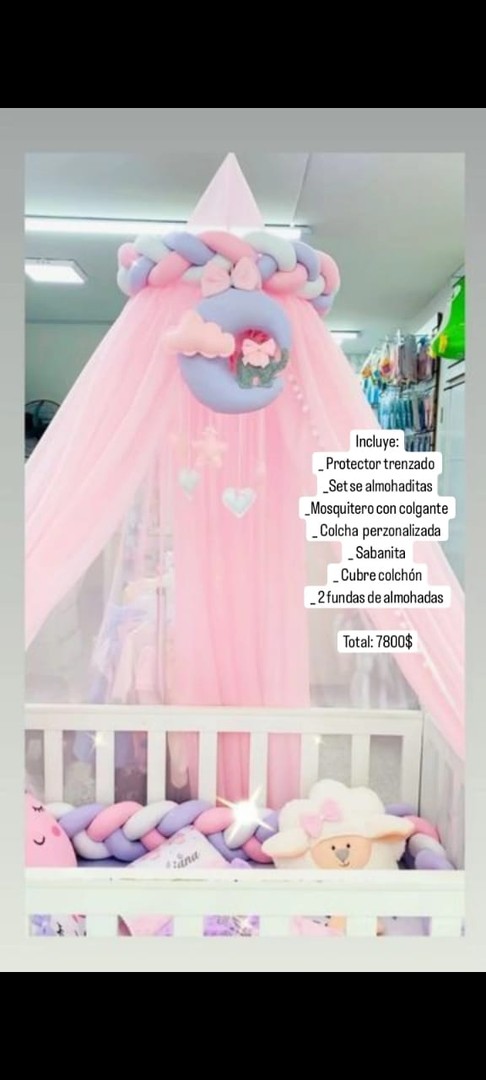 accesorios - Set de cuna personalizado para bebe  2