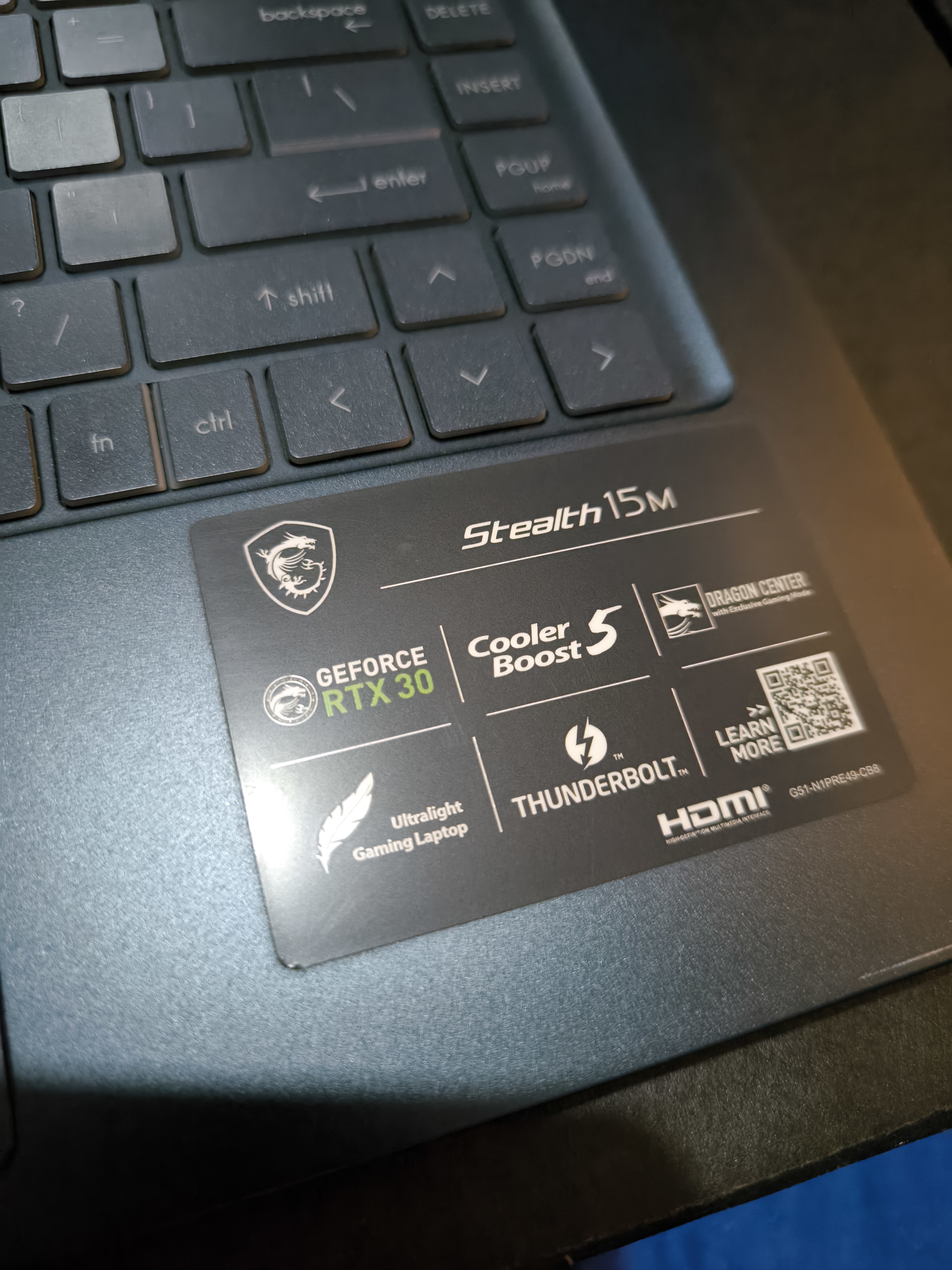 computadoras y laptops - Laptop MSI Stealth 15m Gaming,Diseño, Ingenieria 1