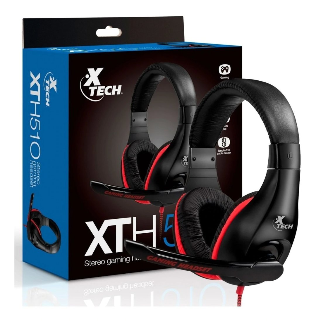 computadoras y laptops - AUDIFONO CON MICROFONO XTECH, GAMING 3.5MM, XTH-510  1