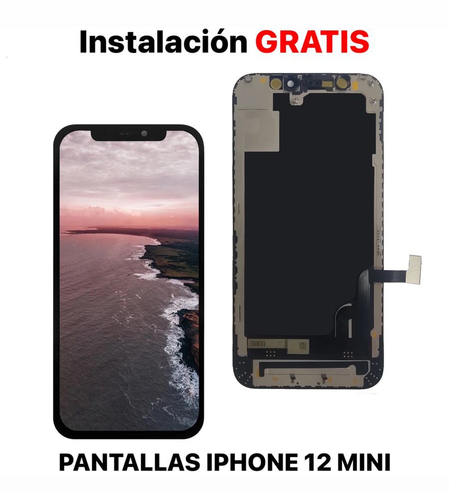 celulares y tabletas - Pantalla de iPhone 12 mini 