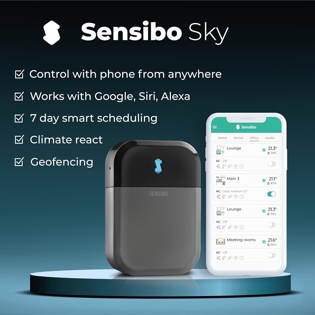 accesorios para electronica - SENSIBO SKY, SISTEMA INTELIGENTE PARA EL AIRE ACONDICIONADO 1