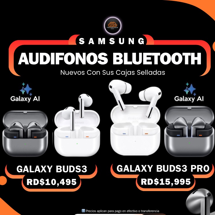 camaras y audio - Samsung Galaxy Buds3 Pro & Buds3 Silver & Blancos 