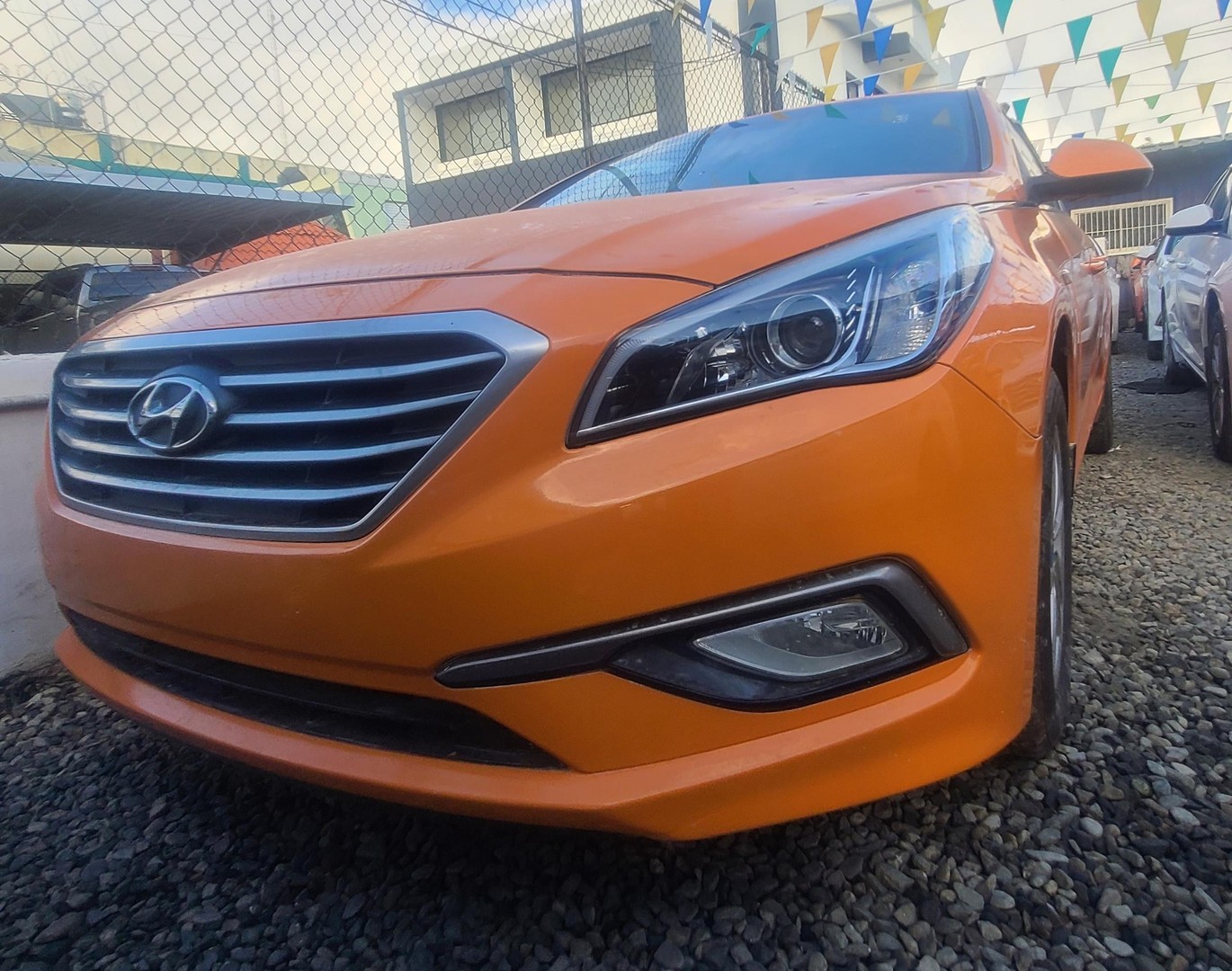 carros - HYUNDAI SONATA LF 2017  NARANJA 