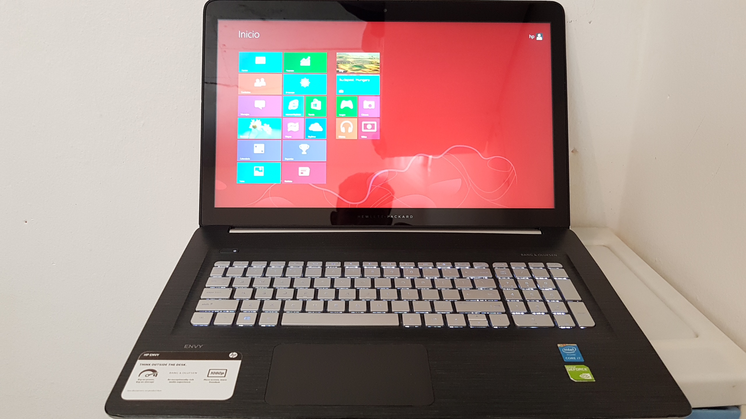 computadoras y laptops - laptop hp Envy Touch 17.3 Pulg Core i7 Ram 16gb Disco 1000gb Nvidea 10gb