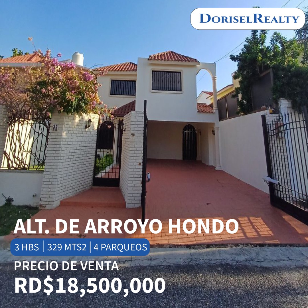 casas - VENTA DE PRECIOSA CASA EN LO MEJOR DE ALT. DE ARROYO HONDO 3