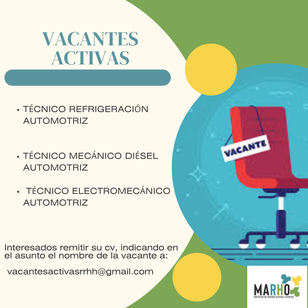 empleos disponibles - ELECTRICIDAD AUTOMOTRIZ  1