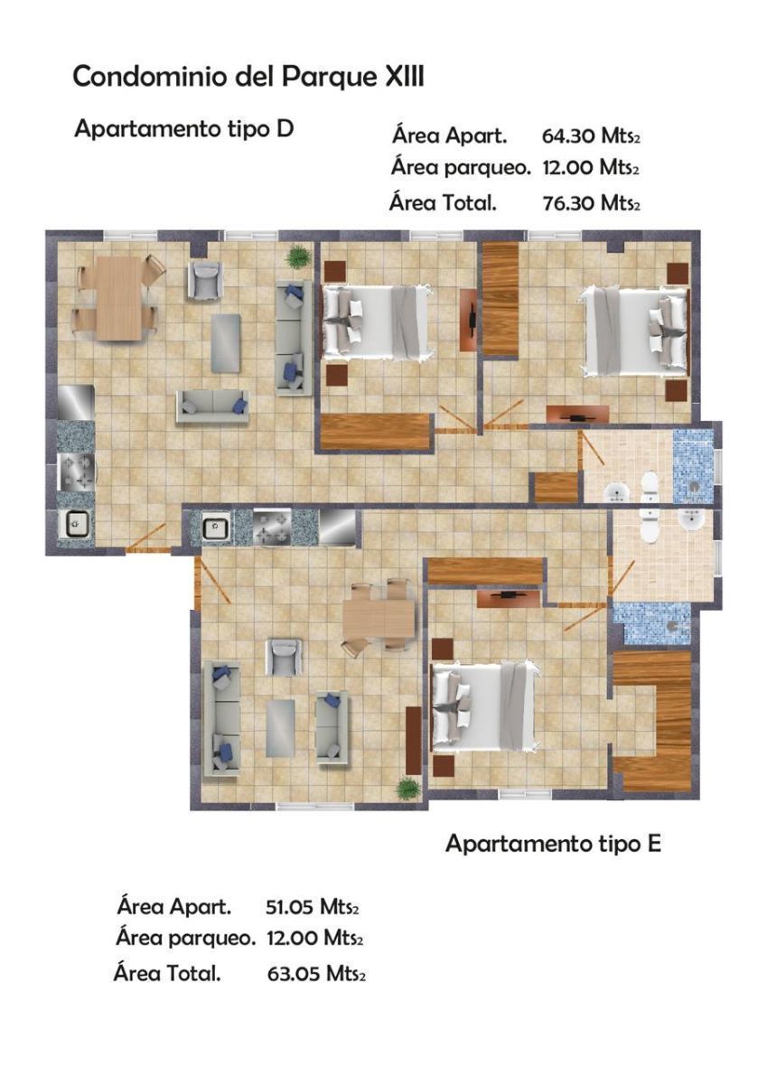 apartamentos - 4to nivel condominio del parque XIII, ozama 5