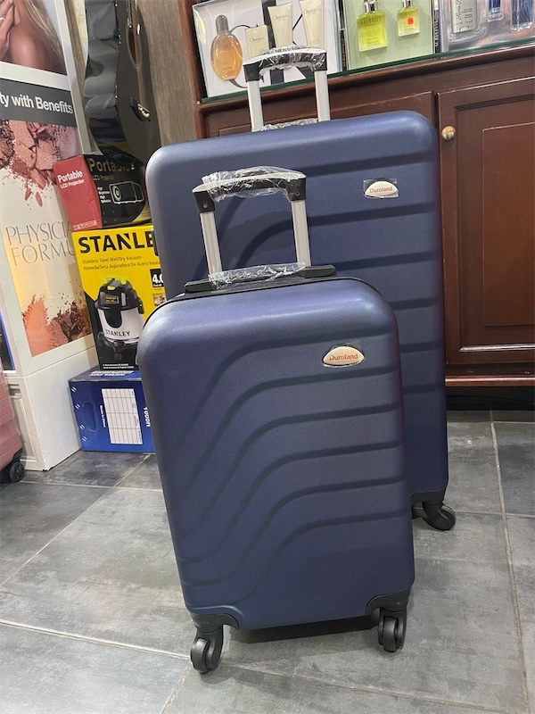 carteras y maletas - Set maletas plásticas, grande y pequeña. Nuevas 
