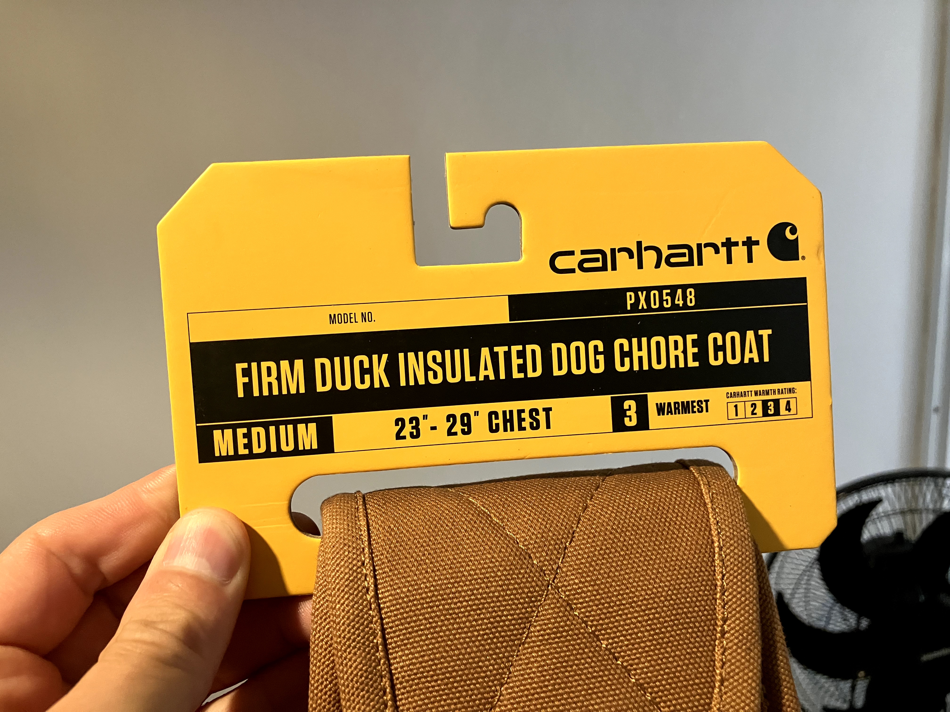 animales y mascotas - Chaqueta Carhartt de frio para Perro Medium Nueva 