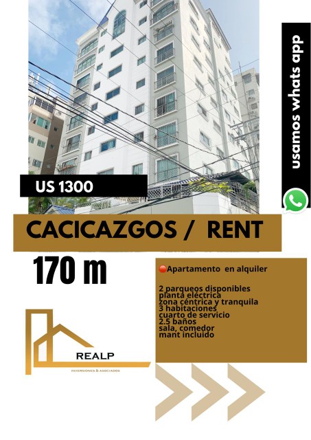 apartamentos - Apto 3 hab cacicazgos