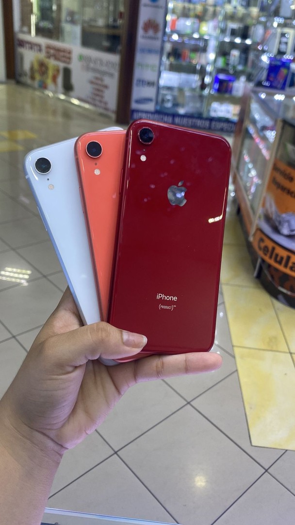 celulares y tabletas - IPHONE XR DE 64GB Y DE 128GB Y DE 256GB FACTORY 