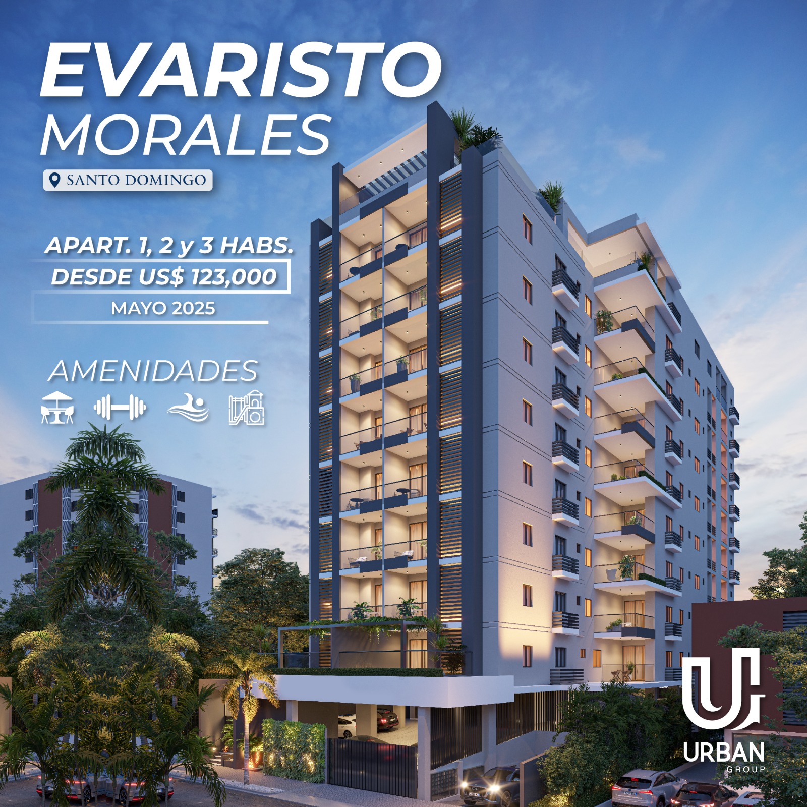 apartamentos - Apartamentos de 1, 2 y 3 Habs en Evaristo Morales 