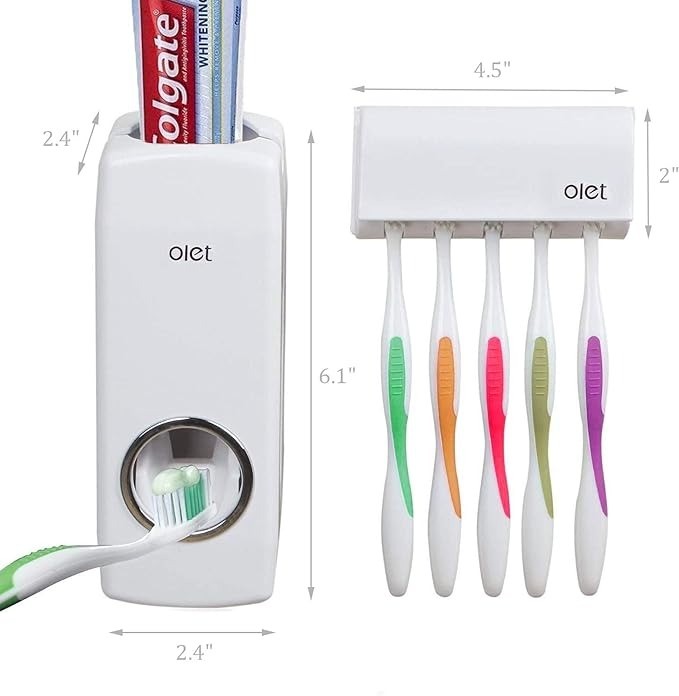 decoración y accesorios - DISPENSADOR DE CEPILLO TOOTHPASTE DISPENSER JX-200 2