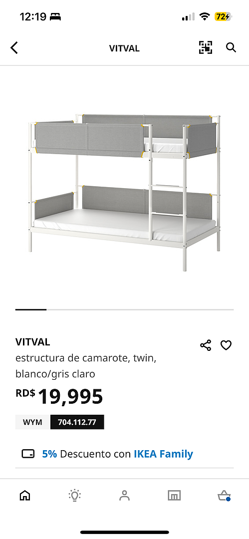 muebles y colchones - Estructura de Camarote Twin  9