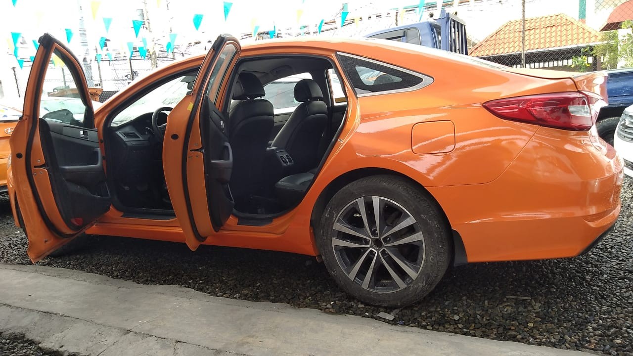 carros - HYUNDAI SONATA LF 2017  NARANJA DESDE: RD$555,100.00 5