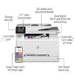 camaras y audio - OFERTA Impresora HP Color LaserJet pro -mfp  M283 FDW 3