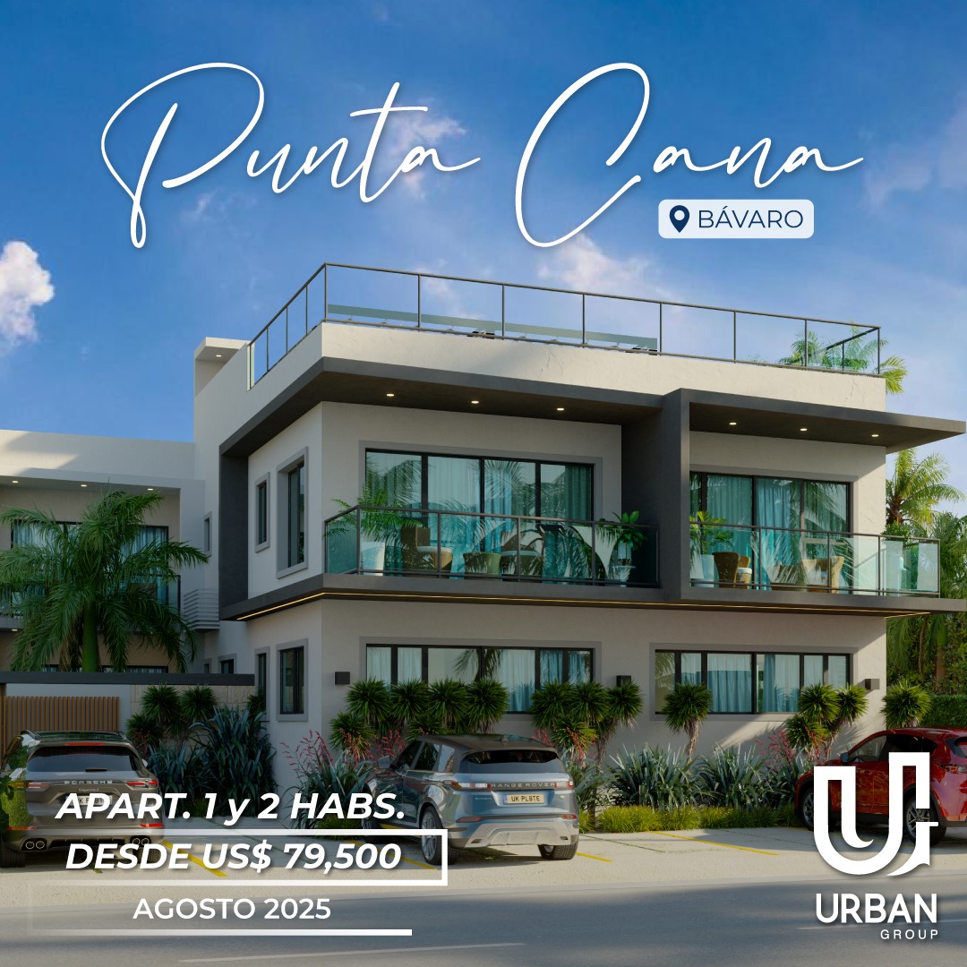 apartamentos - Apartamentos exclusivos en Punta Cana  US$79,500 1