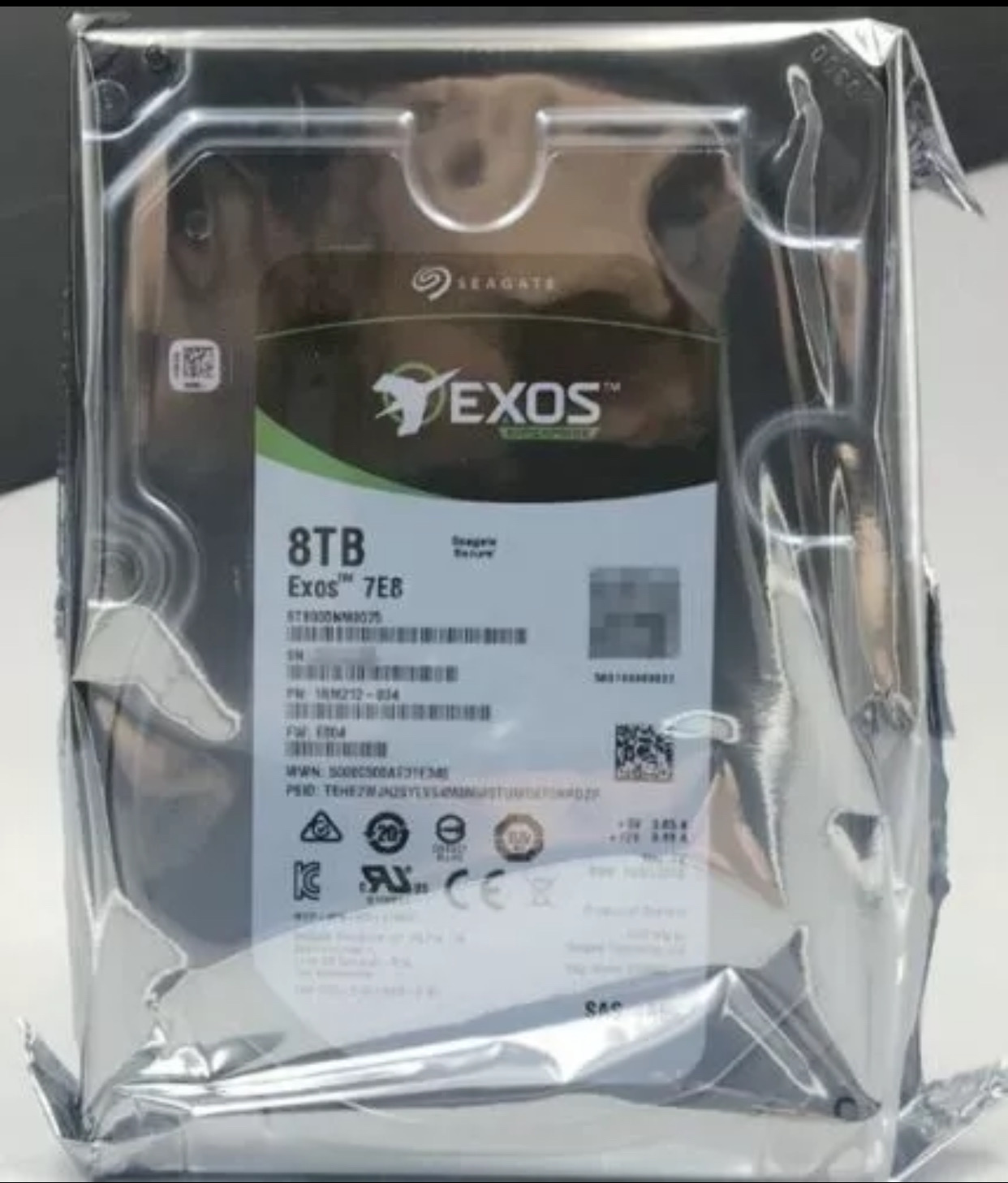 celulares y tabletas -  Seagate ST8000NM0045 EXOS Enterprise 7E8 8TB 3.5" SATA H 3