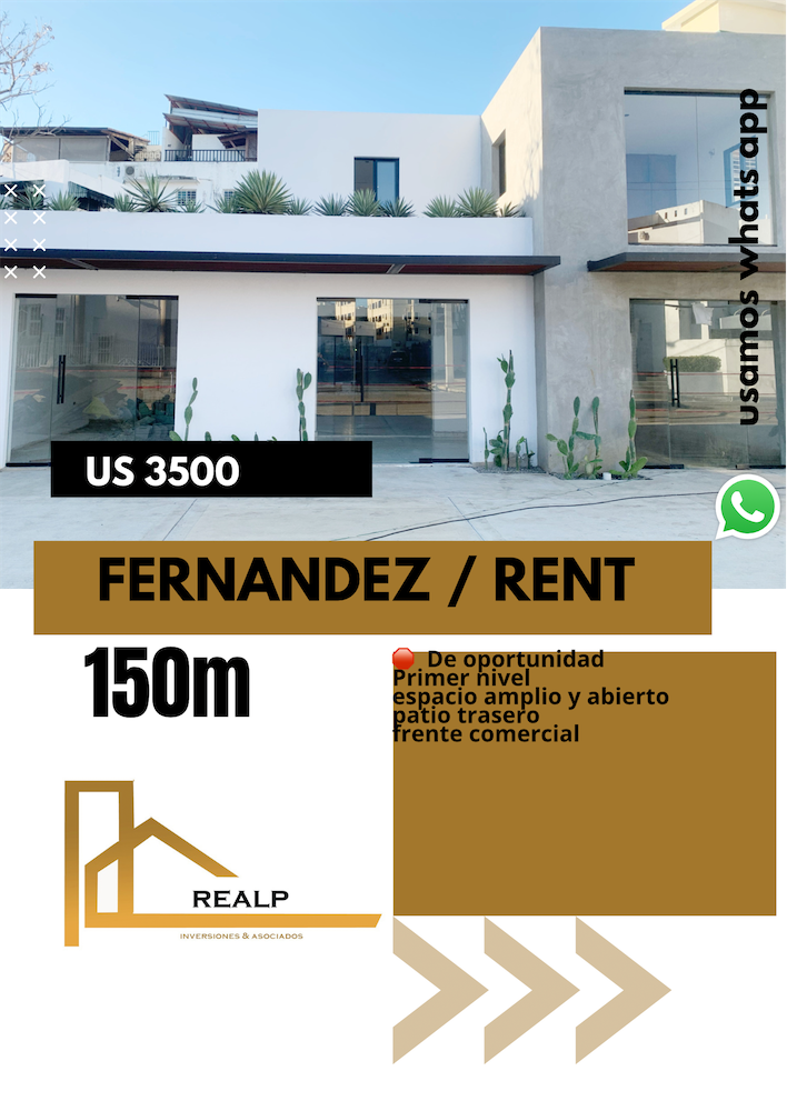 oficinas y locales comerciales - Local en urb Fernández 0