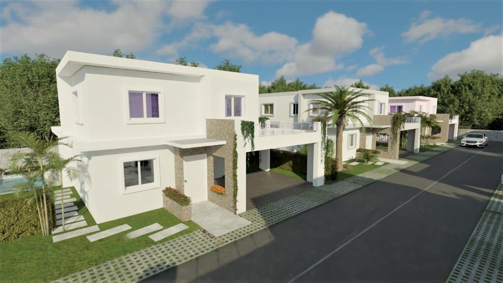 casas vacacionales y villas - Modernas villas de 3 habitaciones en Bávaro 2