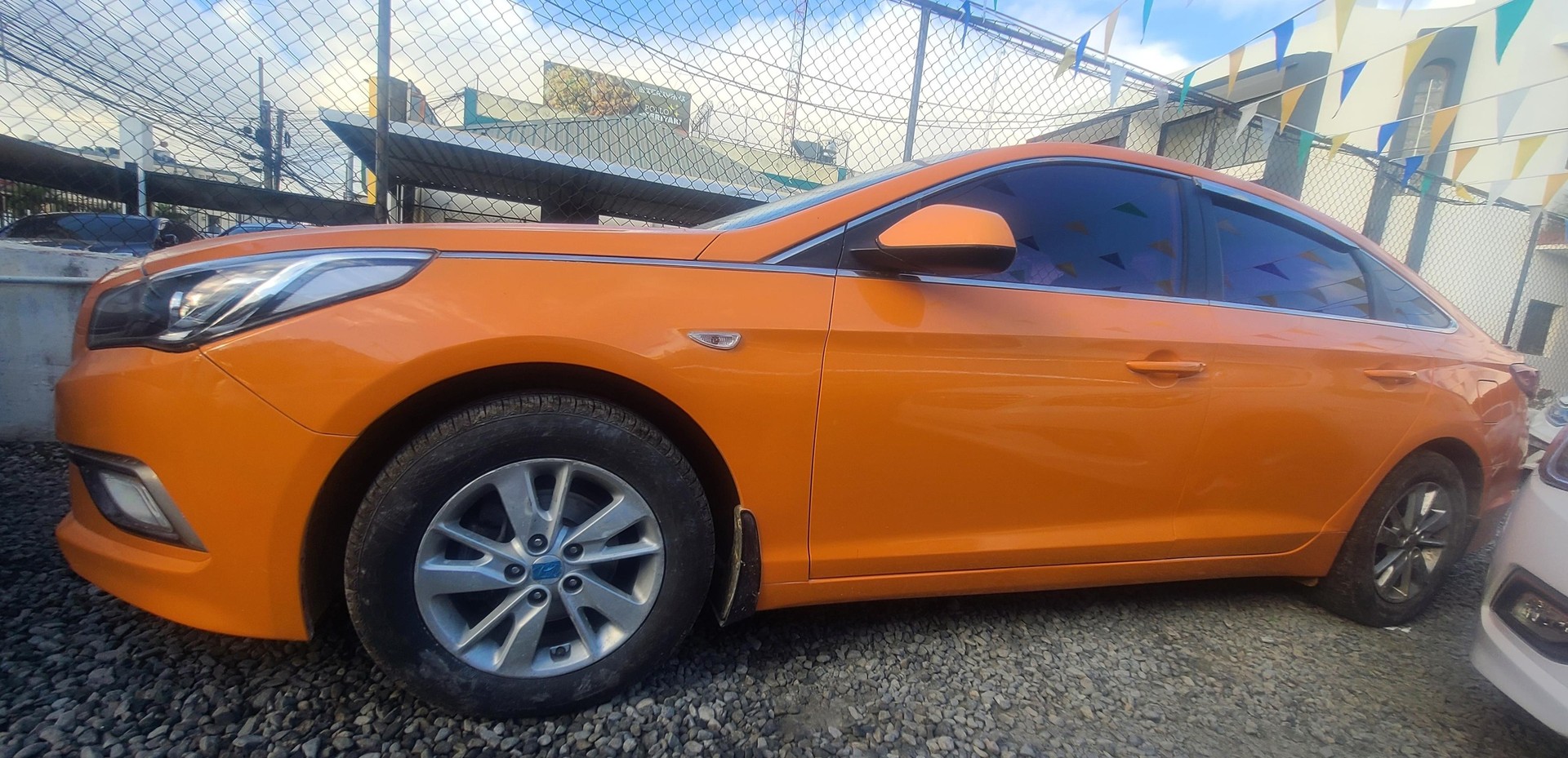 carros - HYUNDAI SONATA LF 2017  NARANJA  4