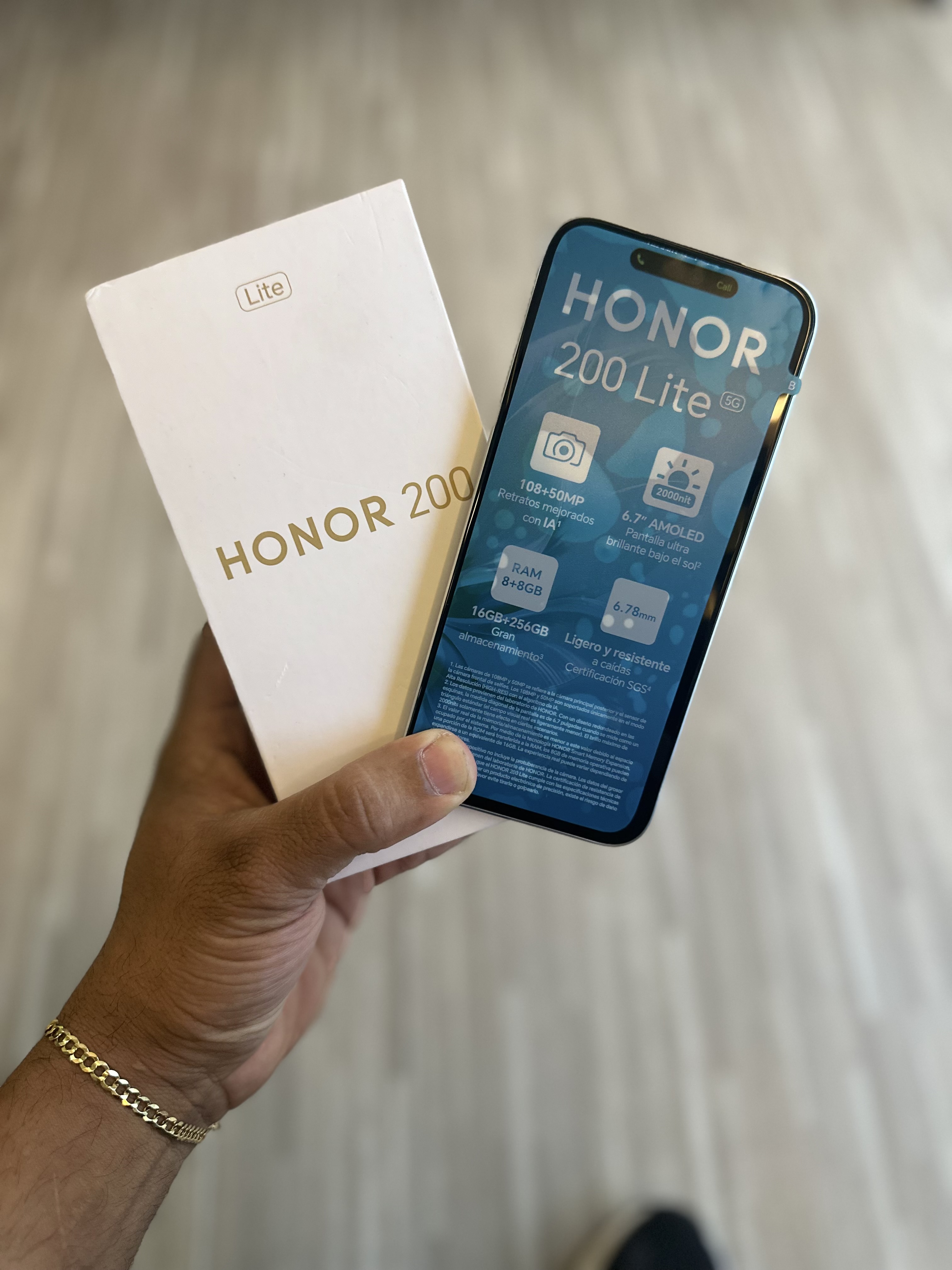 celulares y tabletas - Honor 200 Lite 256GB Desbloqueado para Claro