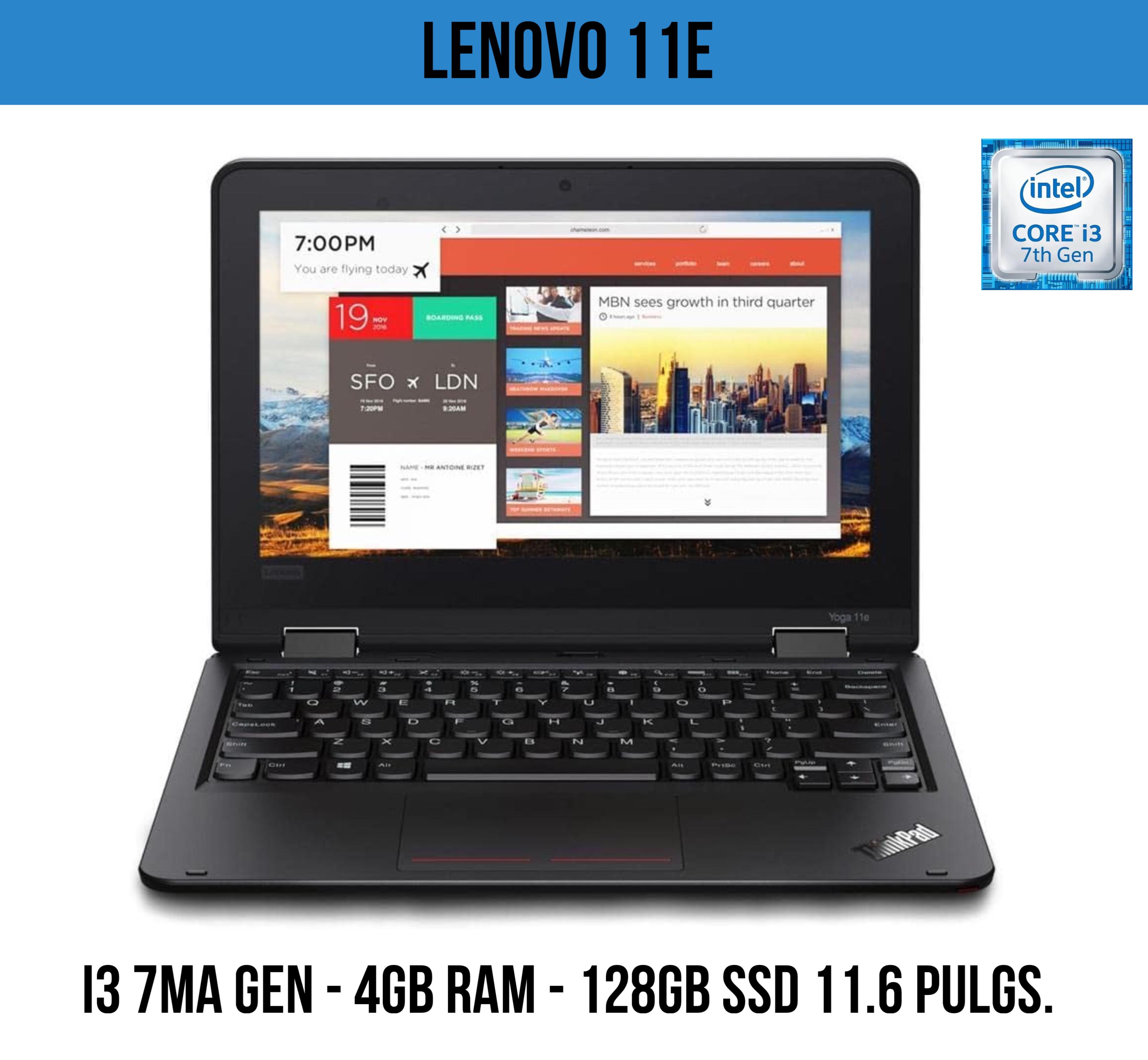 computadoras y laptops - Lenovo 11e i3 7ma generacion 0