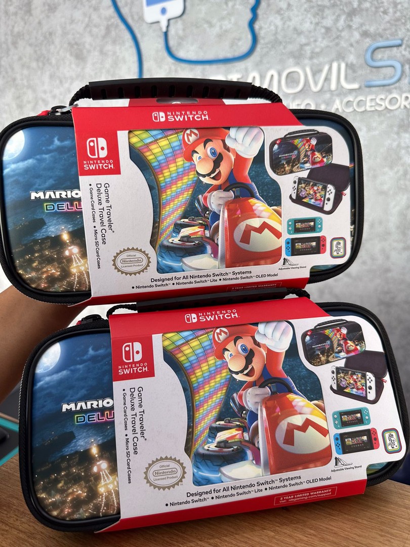 accesorios para electronica - CASE NINTENDO SWITCH MARIO KART 