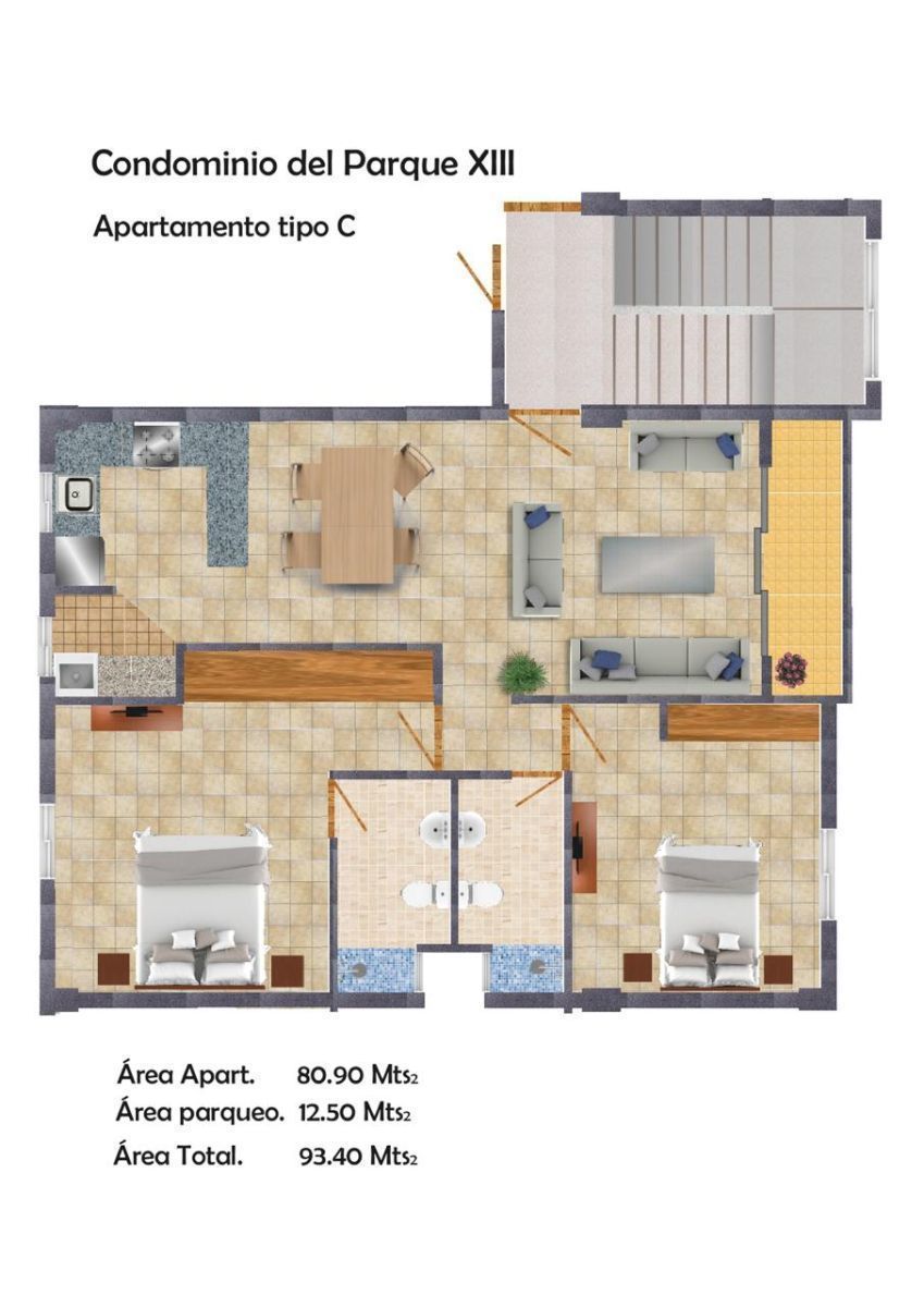 apartamentos - 4to nivel condominio del parque XIII, ozama 9