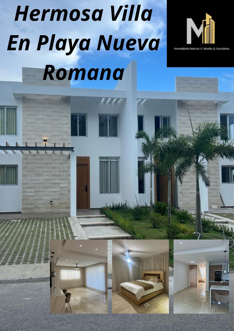 casas vacacionales y villas - vendo villa en la romana