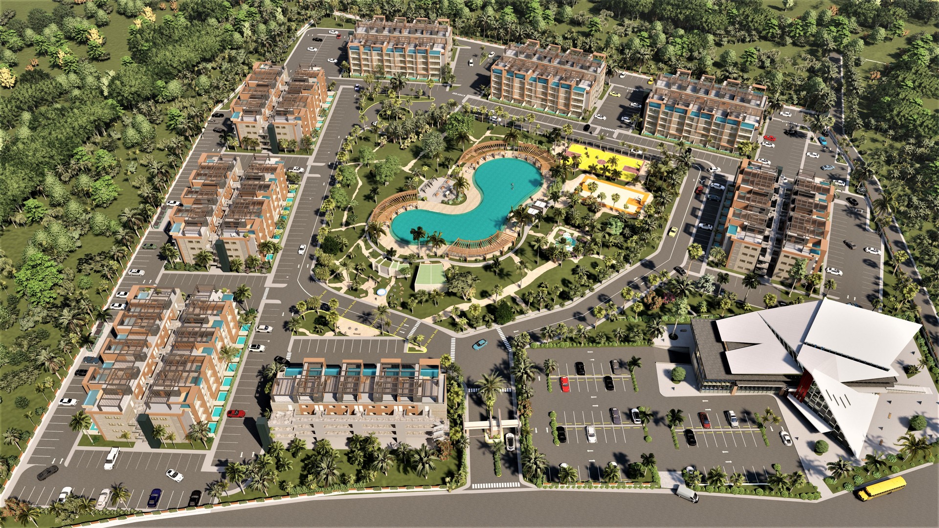 penthouses - Punta Cana, proyecto al lado de Cocotal, Penthouse de 1 Y 2 Hab. con piscina pri