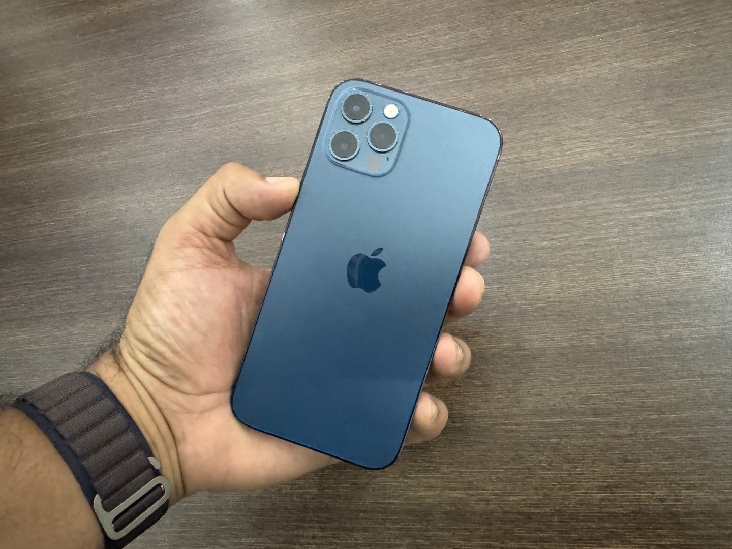 celulares y tabletas - iPhone 12 Pro 128GB Pacific Blue Como Nuevo, Desbloqueado, RD$ 26,200 NEG