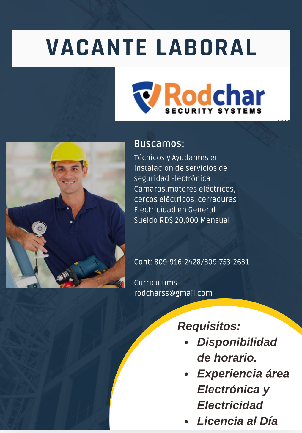 candidatos - Buscamos Tecnicos en Instalación 
