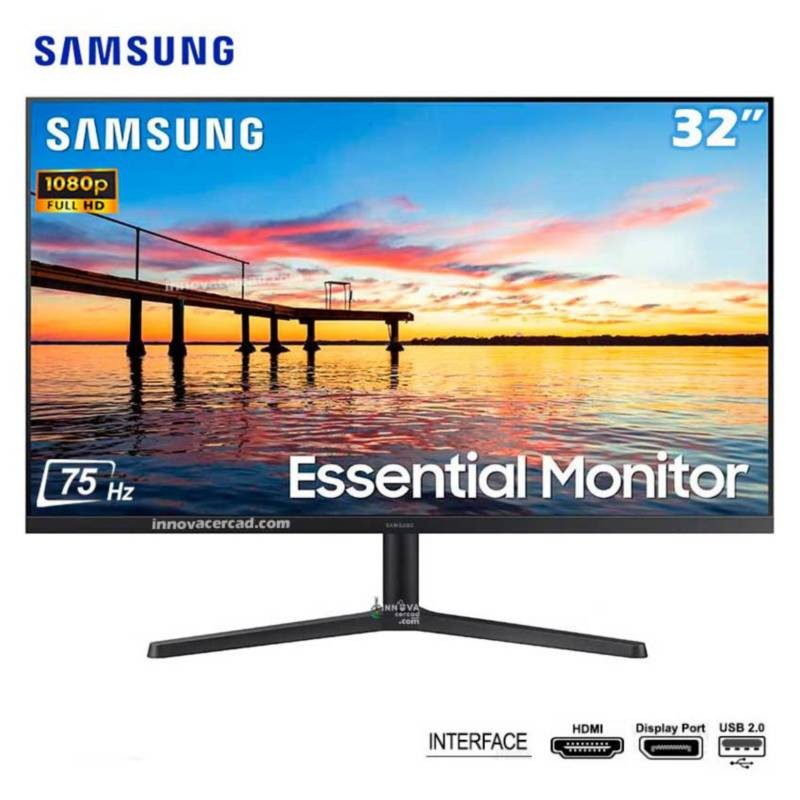 computadoras y laptops - MONITOR SAMSUNG 32 pulgadas  S30B FHD (1,920 X 1,080), 75HZ, FLAT, 16:9, 8MS 